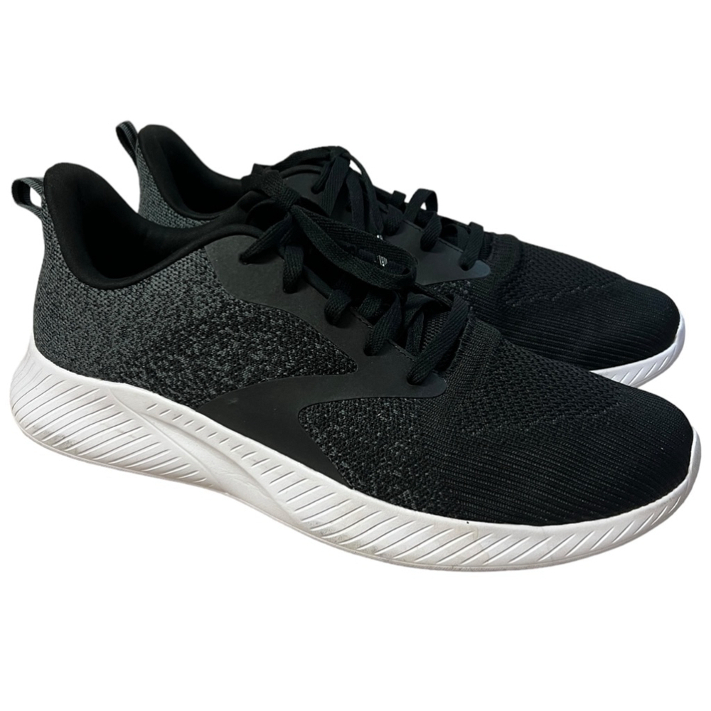 Athletic Works Men’s Memory Foam Black & White Sneakers Size 13